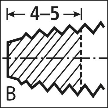 Sada strojních závitníků DIN371/376 HSS-Co5 tvar B M3-12 FORMAT - obrázek