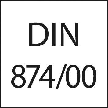 Příložné pravítko DIN874/00 VA 100mm FORMAT - obrázek