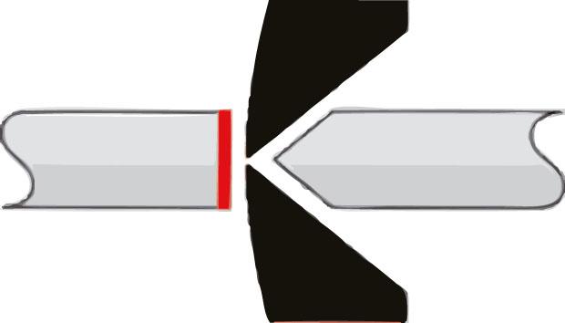 Boční štípací kleště pro elektroniku ESD, kulaté čelisti, bez fazety 115mm KNIPEX - obrázek