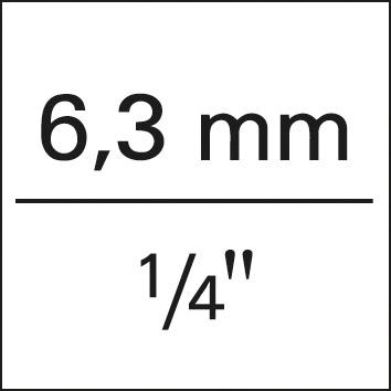 Nástrčkový klíč 6-hran 1/4", dlouhý 8x mm FORMAT - obrázek