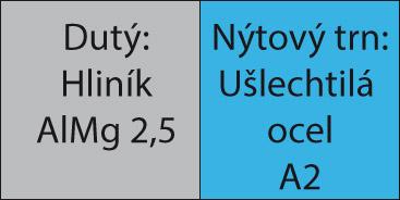 Vícerozsahový trhací nýt hliník/VA plochá kulatá hlava 4,8x10mm GESIPA - obrázek