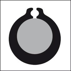 Kleště na Segerové pojistné kroužky leštěná hlava G0 mm KNIPEX - obrázek