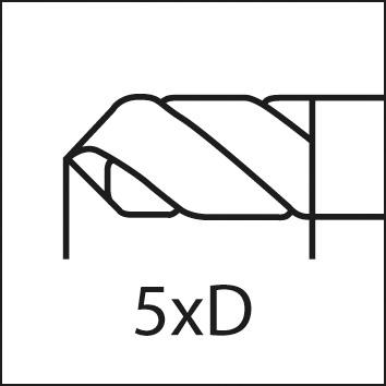 Výhrubník DIN343 HSS stopka MK2 21,0mm GÜHRING - obrázek