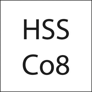 Hardox vrták dílenská norma typ H HSS-Co8 stopka MK 25mm FORMAT - obrázek