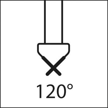 Odjehlovací fréza NC DIN6527 tvrdokov 120° 4mm FORMAT - obrázek