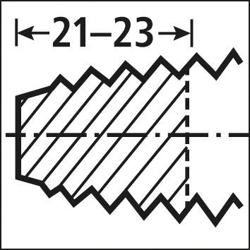 Strojní závitník DIN357 HSS-Co5 M18 FORMAT - obrázek