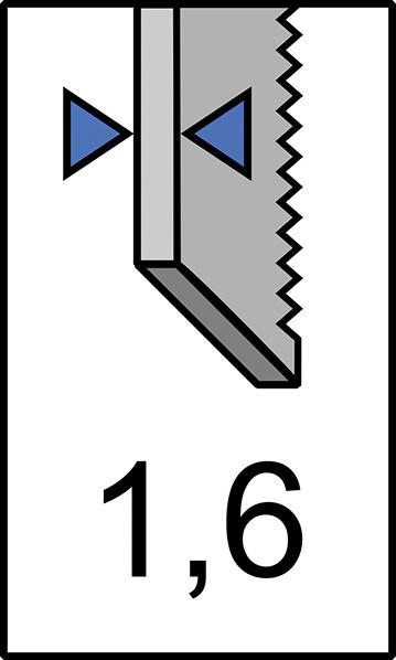 List pro šavlovou pilu 229x25x1,6 mm, 10 zubů, balení 2 ks LENOX - obrázek
