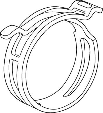 Kleště na hadicovou sponu, pro pružinové a úsporné spony 875mm HAZET - obrázek