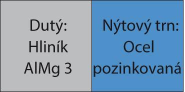 Trhací nýt hliník/ocel plochá kulatá hlava 4x18mm GESIPA - obrázek